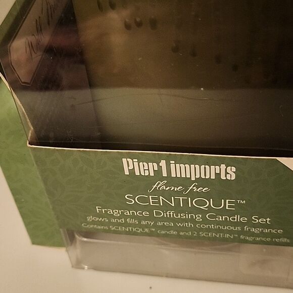Pier 1 Scentique Fragrance Diffusing Candle Set in Green - Picture 4 of 8